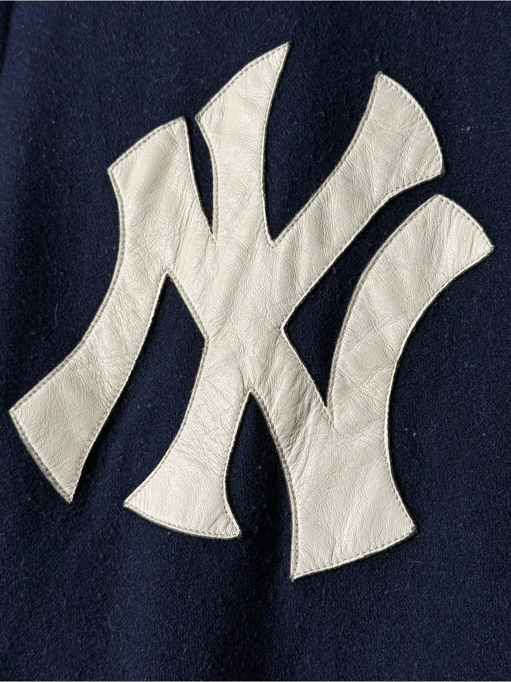 Vintage JH Design New York Yankees Wool Varsity Jacket 5XL Made in USA - Picture 4 of 13